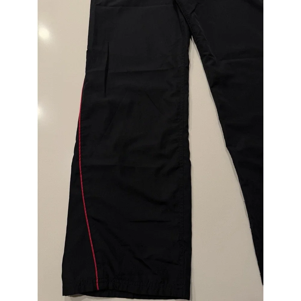 Nike The Athletic Dept Track Pants Womens M Black Red 370907-012 Preowned